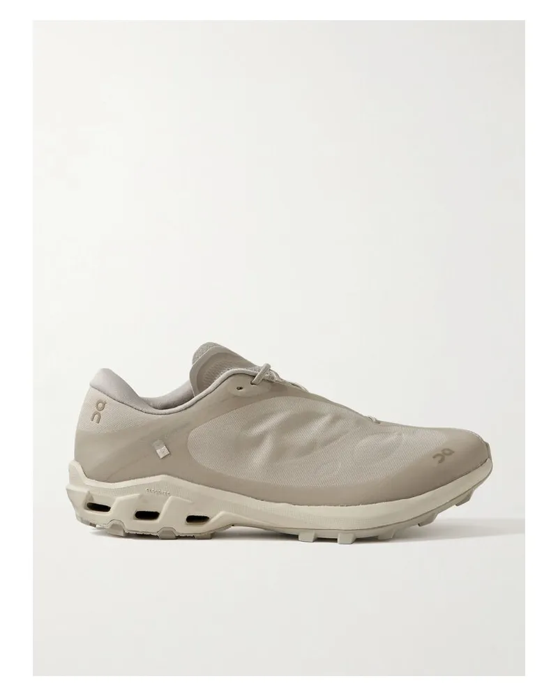 ON Post Archive Faction Cloudventure Peak Sneakers Aus Recyceltem Twill Und Mesh Mit Gummibesätzen - Neutral Neutral