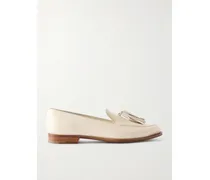 Renee Tasseled Leather Loafers - Neutrals
