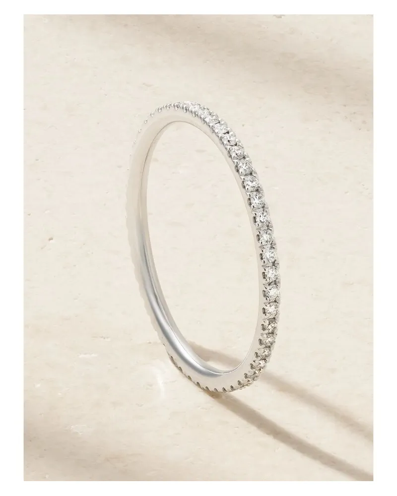 Messika Gatsby Xs Ring Aus 18 Karat Weißgold Mit Diamanten - Silber Silber