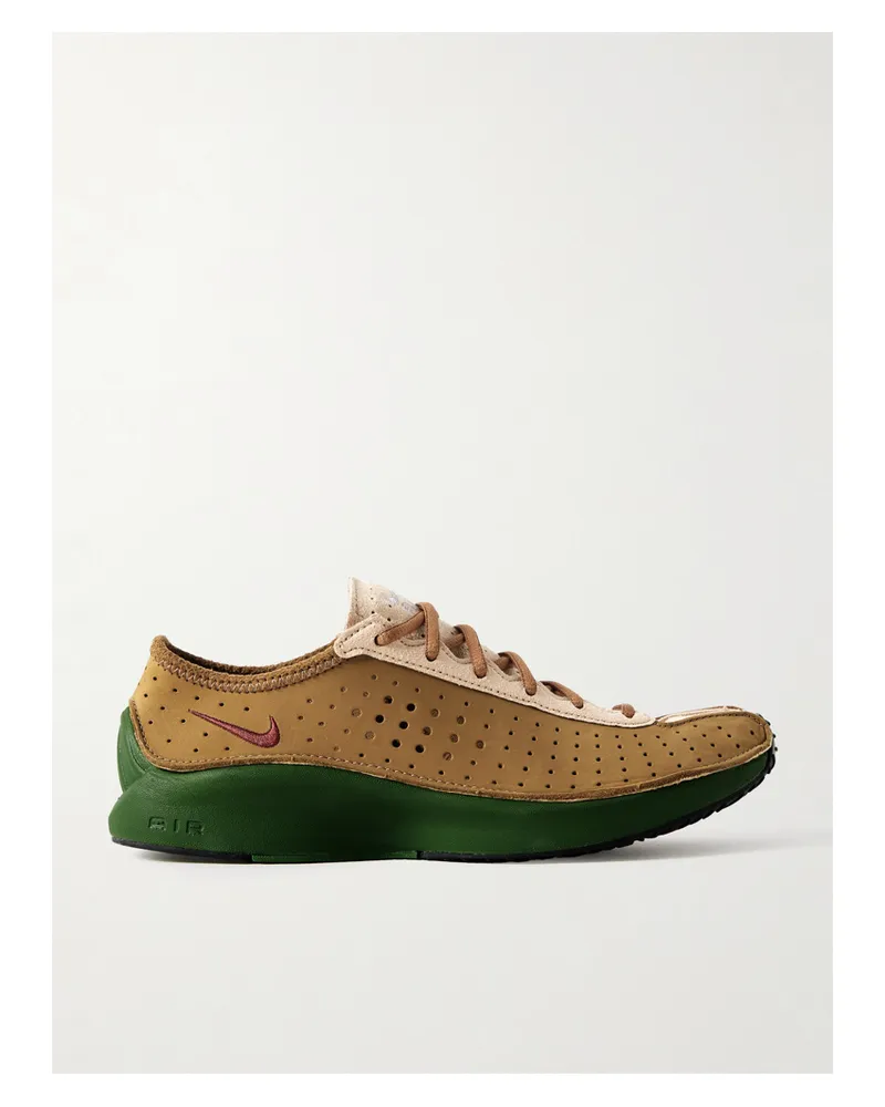Nike Air Superfly Sneakers Aus Veloursleder Und Perforiertem Nubukleder - Braun Braun