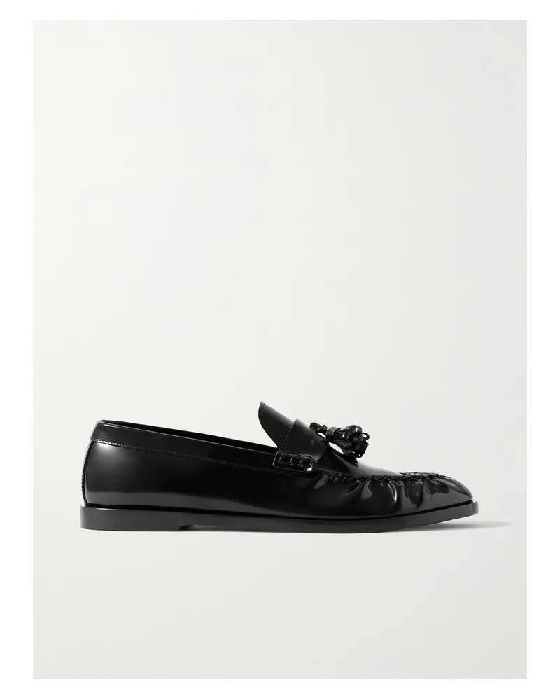 The Row Loafers Aus Leder Mit Troddeln - Schwarz Schwarz