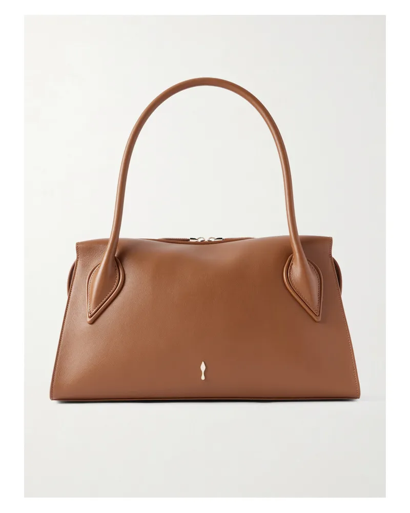 Christian Louboutin Venus Medium Leather Shoulder Bag - Brown Brown