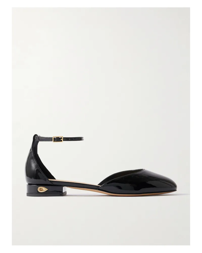 Jennifer Chamandi Luca 20 Patent-leather Pumps - Black Black