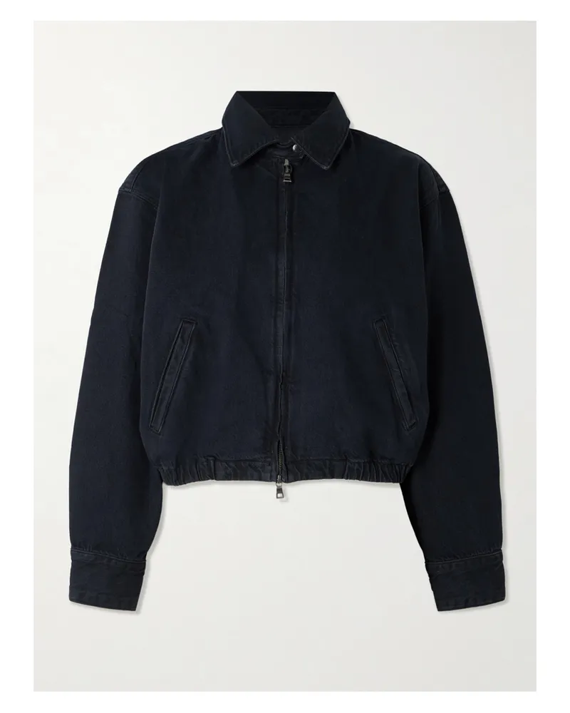 AGOLDE Nile Bomberjacke Aus Denim - Blau Blau