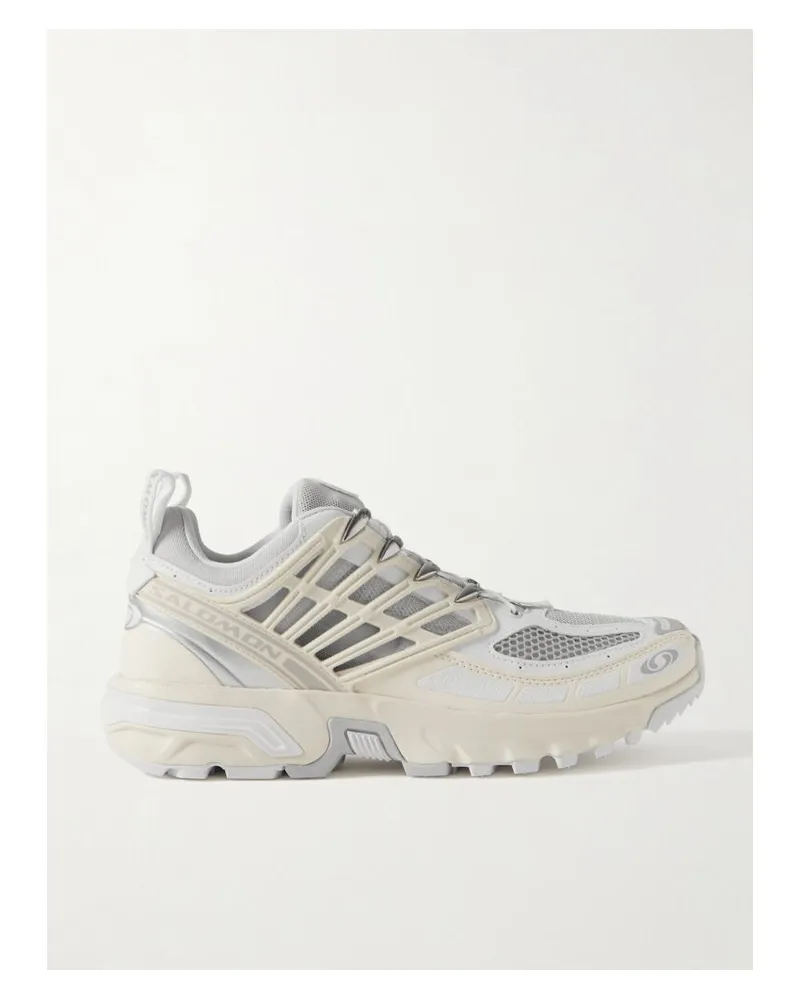 Salomon Acs Pro Advanced Sneakers Aus Mesh Mit Gummibesätzen - Weiß Weiß