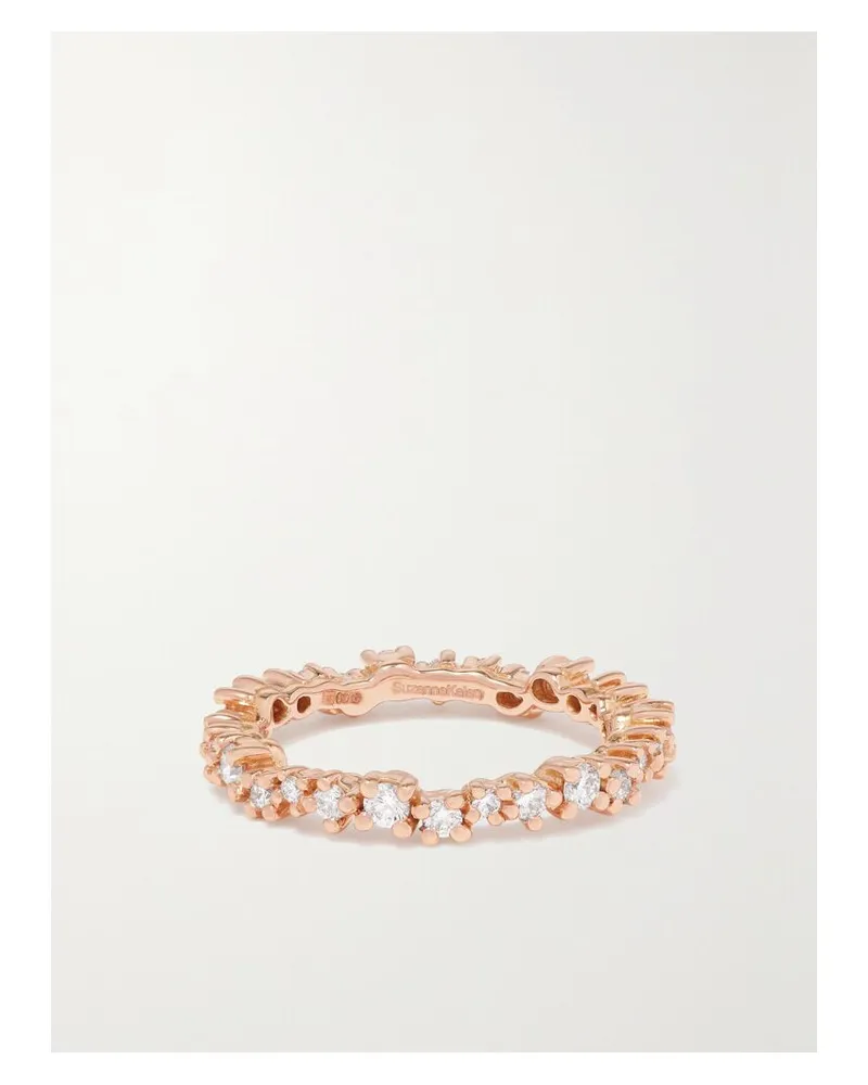 Suzanne Kalan Eternity Ring Aus 18 Karat Roségold Mit Diamanten Gold
