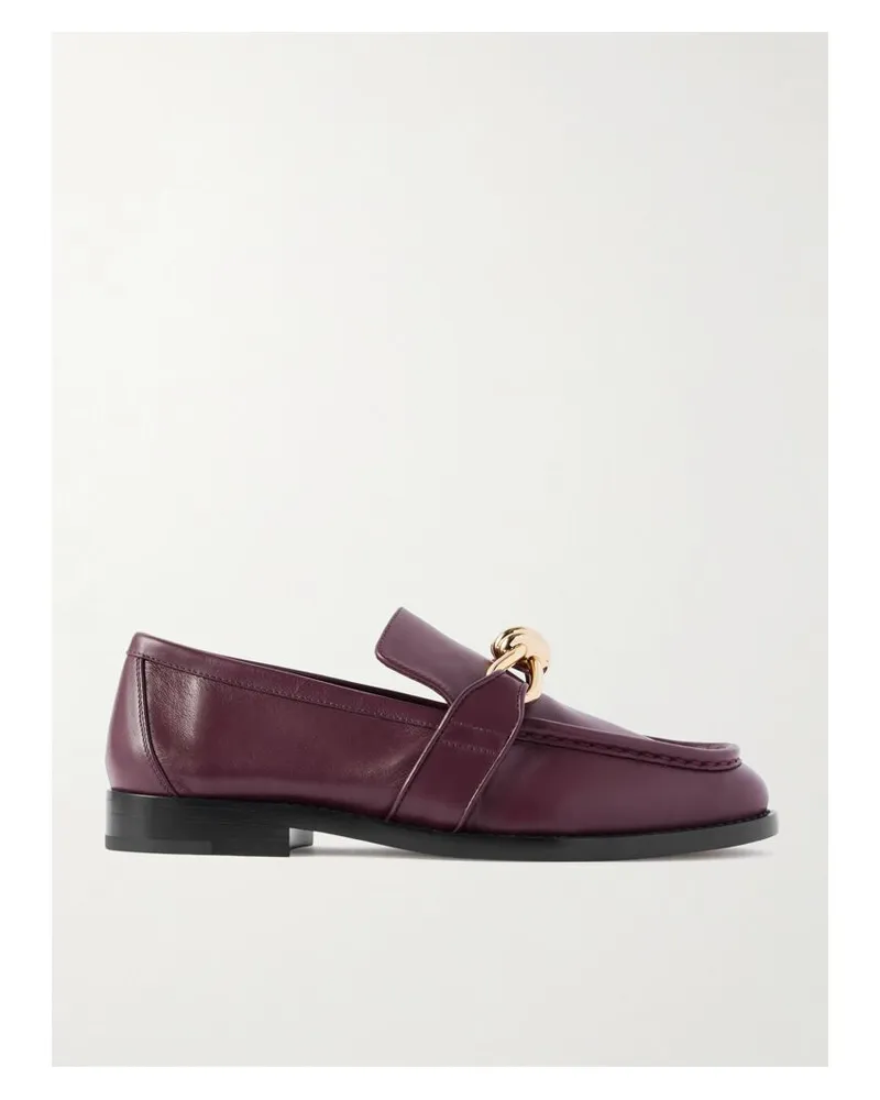 Bottega Veneta Astaire Loafers Aus Leder Mit Verzierung - Burgunder Burgunder