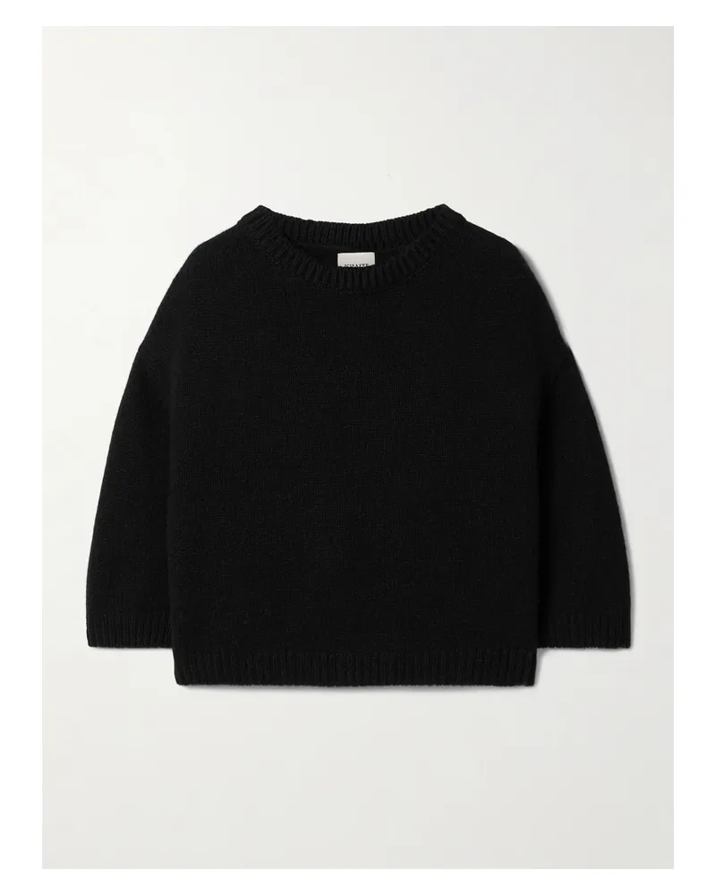 KHAITE Sabina Cashmere Sweater - Black Black