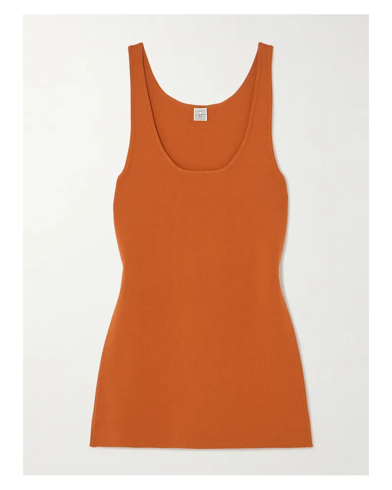 Totême Tanktop Aus Strick - Orange Orange