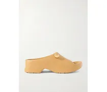 Paula's Ibiza Foam Pebble Mules Aus Gummi Mit Verzierung - Neutral