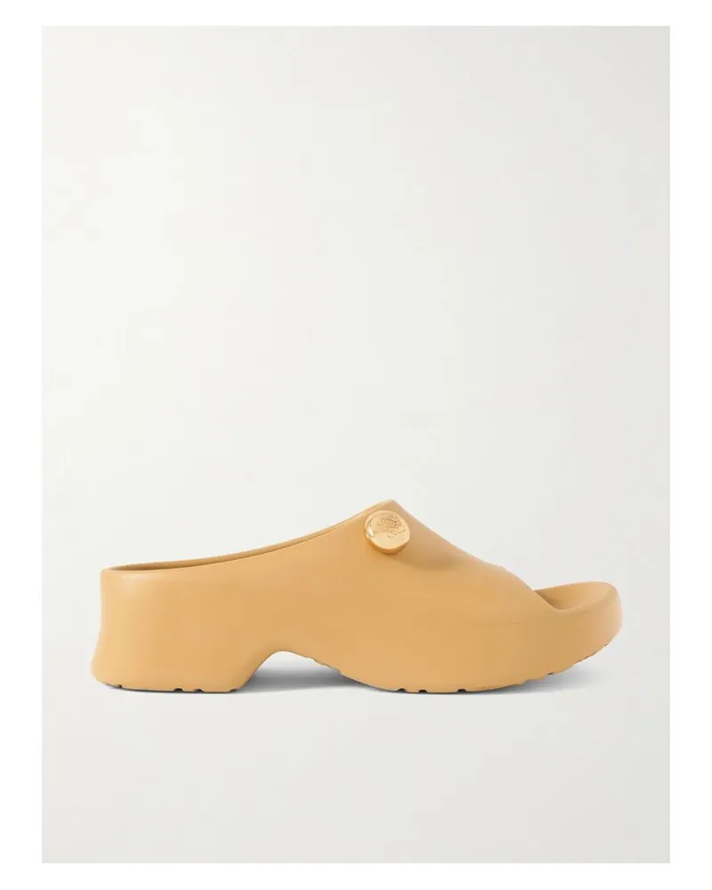 Loewe Paula's Ibiza Foam Pebble Mules Aus Gummi Mit Verzierung - Neutral Neutral