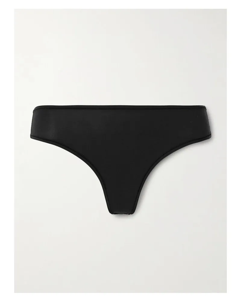 SKIMS Fits Everybody Thong – Onyx – String - Schwarz Schwarz