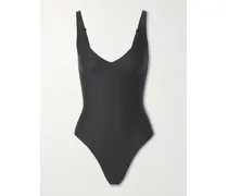 Skims Body Unlined Plunge Thong Bodysuit – Onyx – String-body - Schwarz