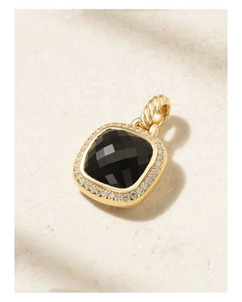 David Yurman Albion® Anhänger Aus 18 Karat Gold Mit Onyx Und Diamanten - Schwarz Schwarz