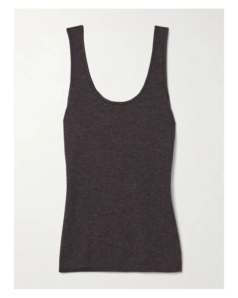 Co Tanktop Aus Geripptem Kaschmir - Braun Braun