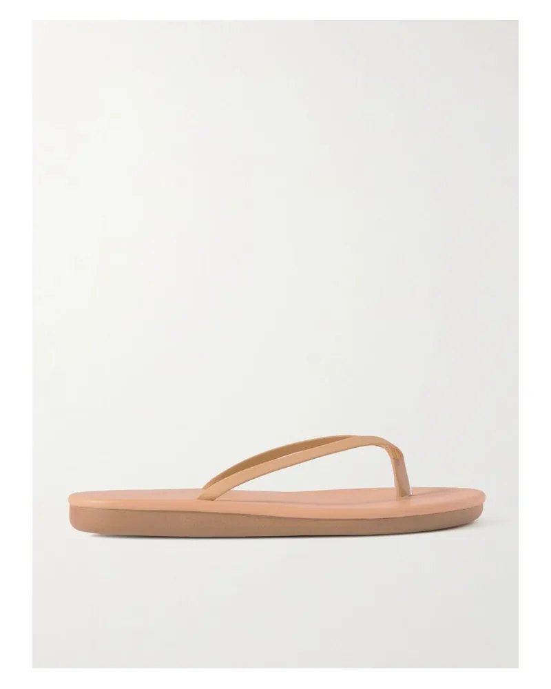 Ancient Greek Sandals Saionara Zehensandalen Aus Leder - Braun Braun