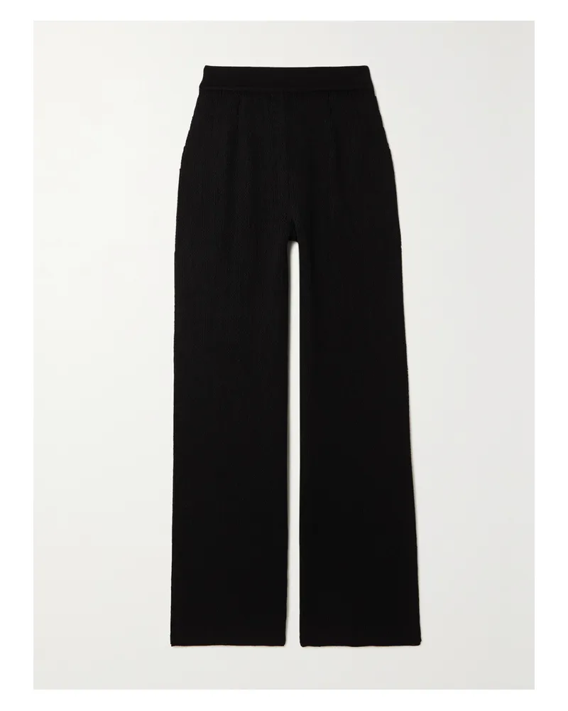 Loro Piana Beirut Hose Aus Einer Kaschmir-seidenmischung - Schwarz Schwarz