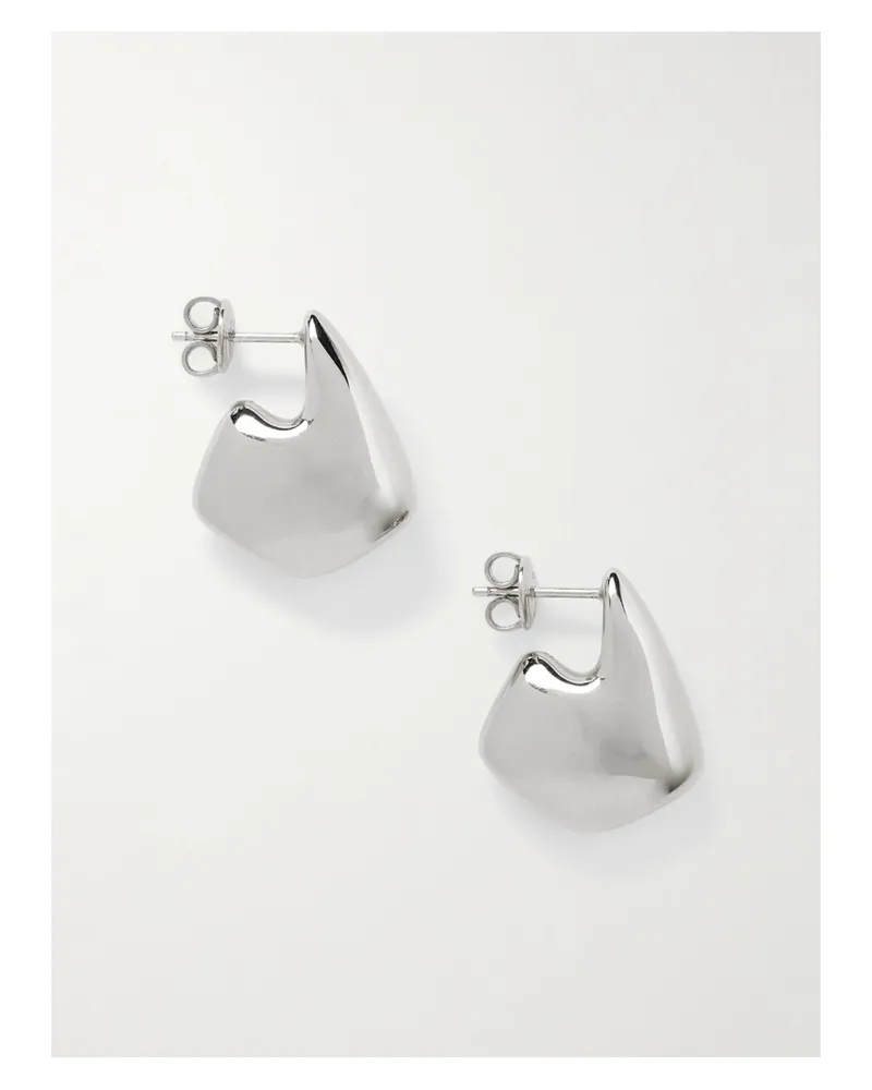 Bottega Veneta Silver Earrings Silver