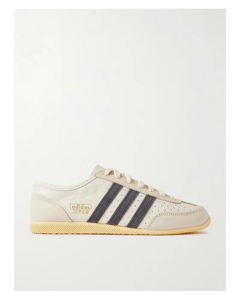 adidas Japan Decon W Sneakers Aus Leder Mit Velourslederbesätzen Und Perforationen - Creme Creme