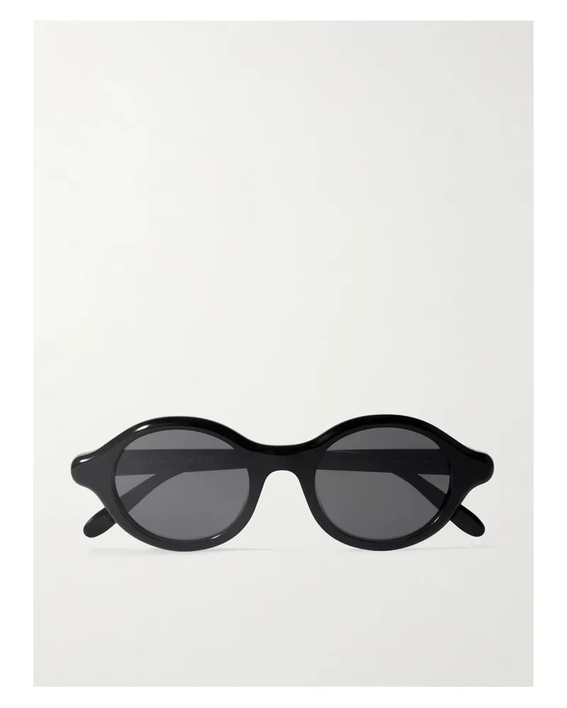 Loewe Round-frame Acetate Sunglasses - Black Black