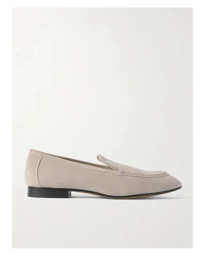 Le Monde Béryl Loafers Aus Veloursleder - Grau Grau