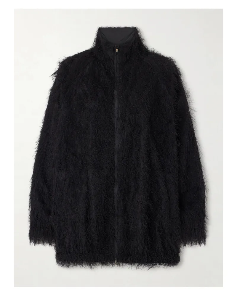 FRANKIE Shop Baxter Fringed Shell Jacket - Black Black