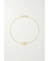 Jennifer Meyer Mini Clover Armband aus 18 Karat Gold