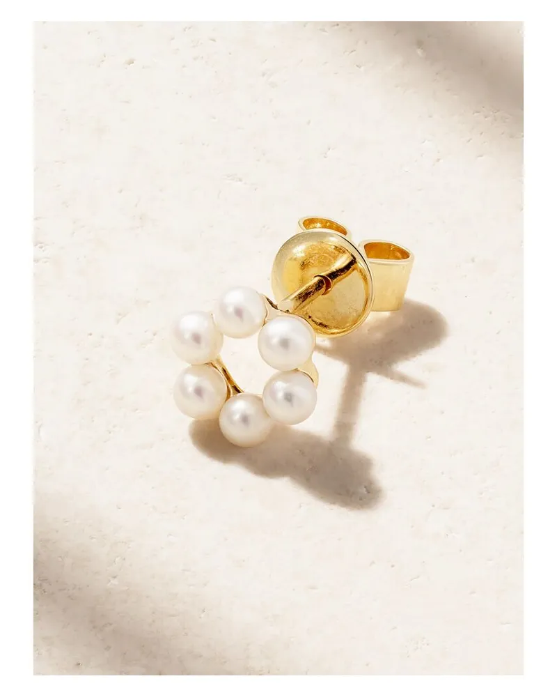Sophie Bille Brahe Petite Luna Ohrstecker Mit Perlen Und Details Aus Recyceltem 14-karätigem Gold Gold