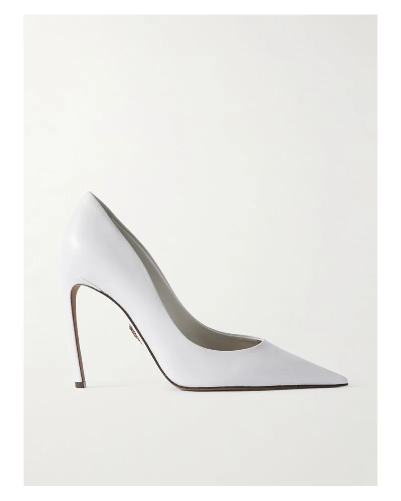 Dolce & Gabbana Pumps Aus Leder - Weiß Weiß