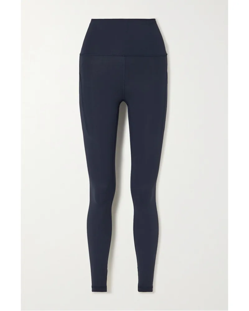 LULULEMON Wunder Train Stretch Leggings Blau