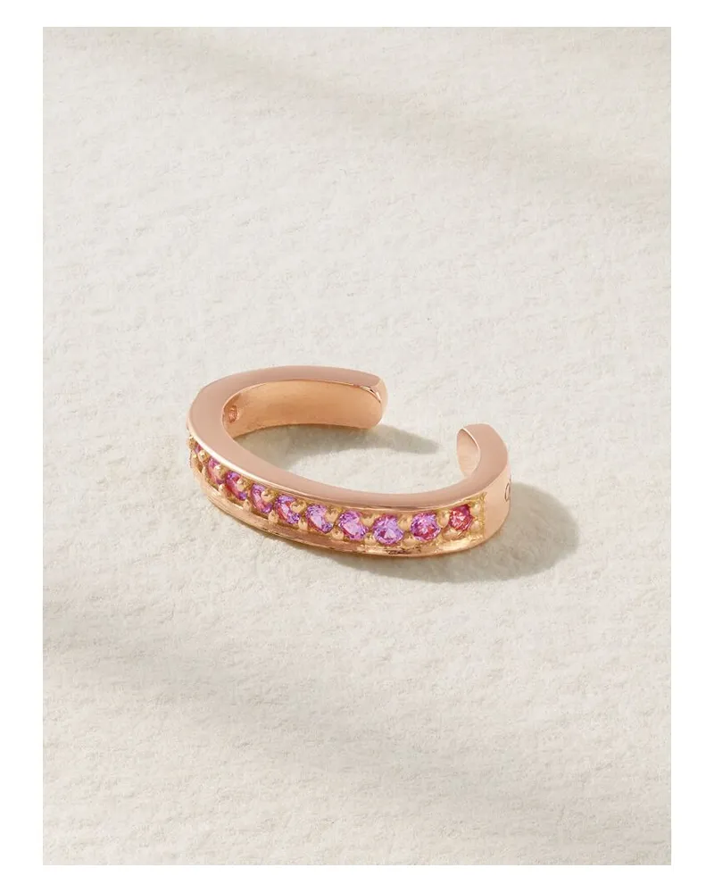 ANITA KO Ear Cuff Aus 18 Karat Roségold Mit Saphiren Gold