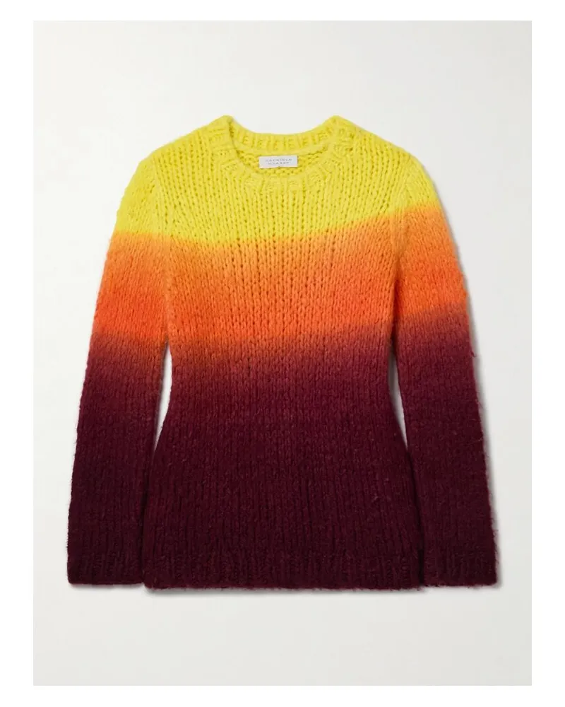 Gabriela Hearst Pallas Pullover Aus Gebürstetem Kaschmir Mit Farbverlauf - Orange Orange
