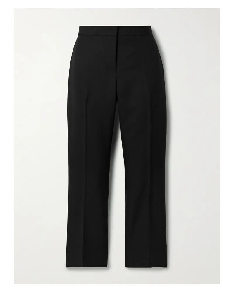 Ferragamo Hose Mit Schmalem Bein Aus Einer Wollmischung - Schwarz Schwarz