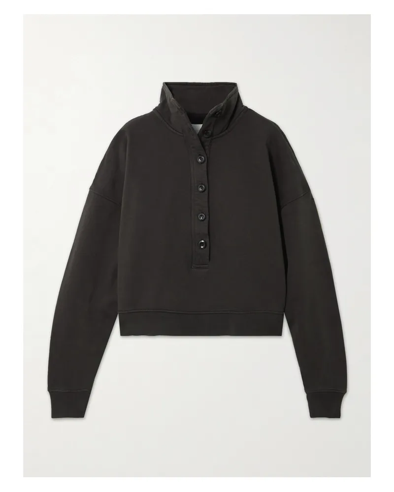 Citizens of humanity Mirelle Verkürztes Sweatshirt Aus Baumwoll-jersey - Braun Braun