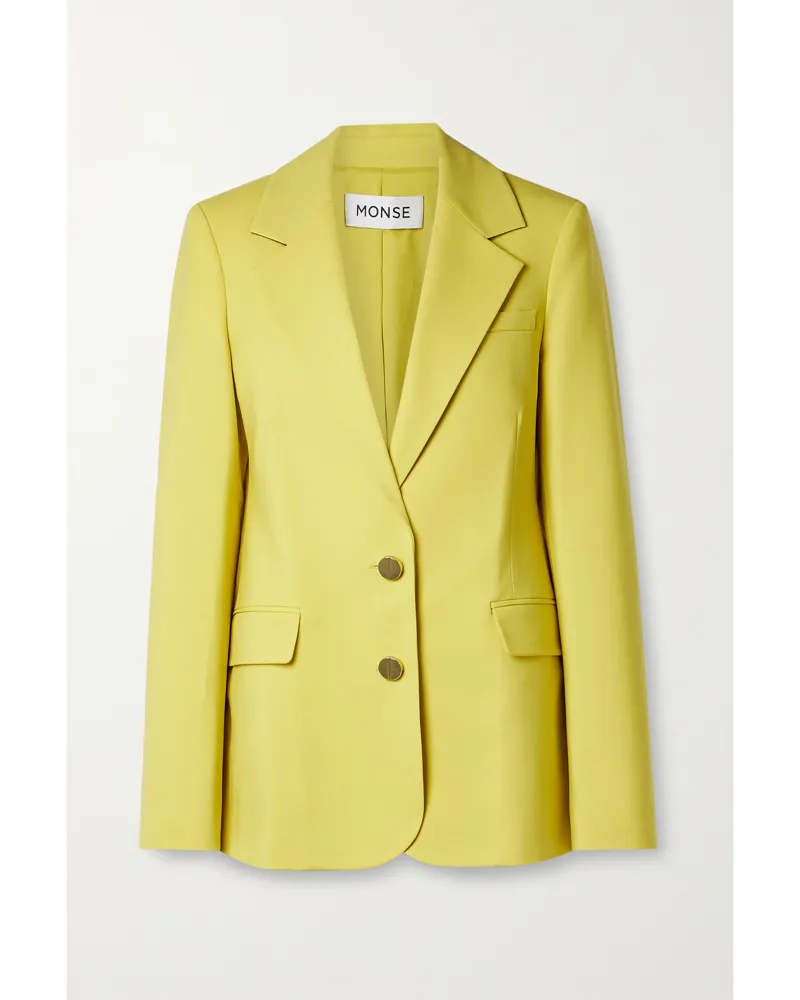 Monse Oversized-blazer Aus Einer Wollmischung - Grün Grün
