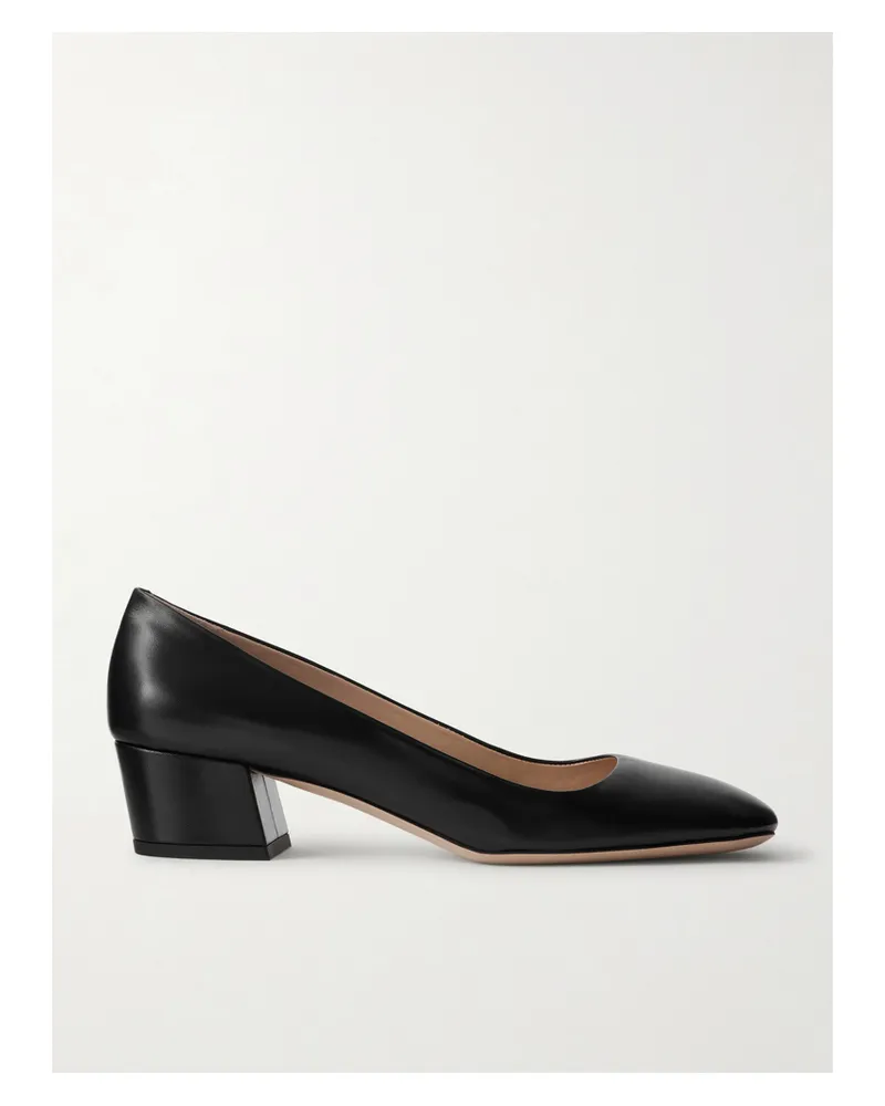 Gabriela Hearst Agathe Leather Pumps - Black Black