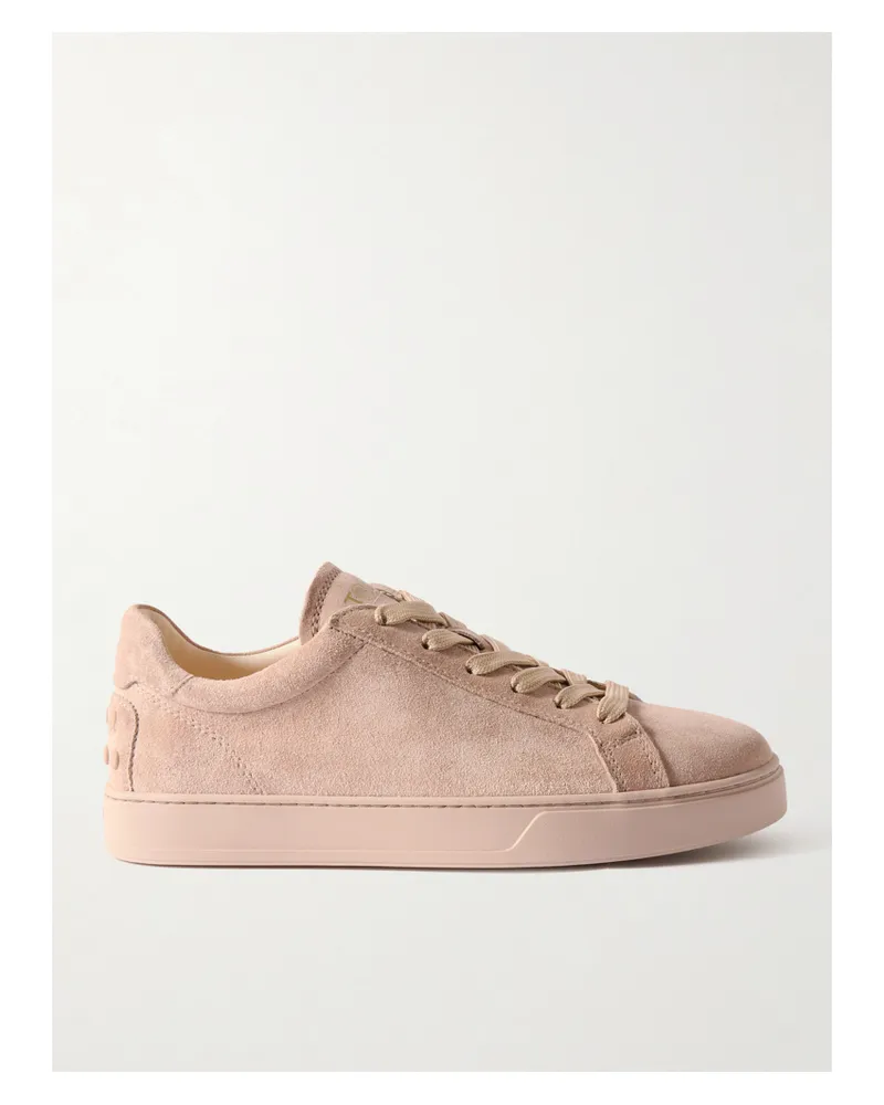 TOD'S Cassetta Sneakers Aus Veloursleder - Neutral Neutral
