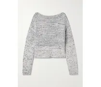 Maddox Oversized-pullover Aus Einer Baumwollmischung - Grau