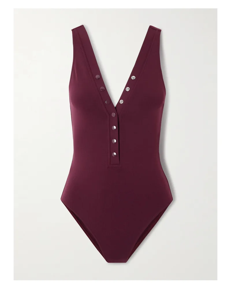 Eres Les Essentiels Icone Swimsuit - Burgundy Burgundy