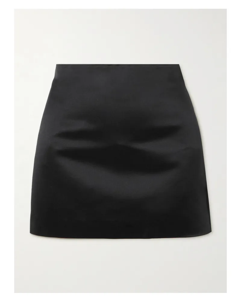 Lisa Yang Silk-satin Mini Skirt - Black Black