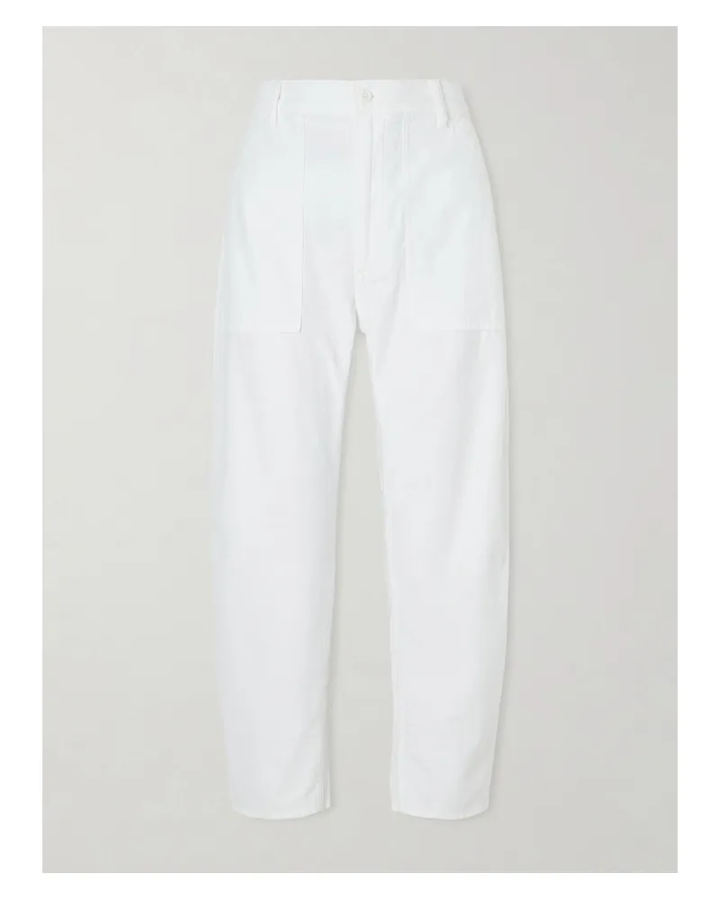Ralph Lauren Ricky Cotton Tapered Pants - White White