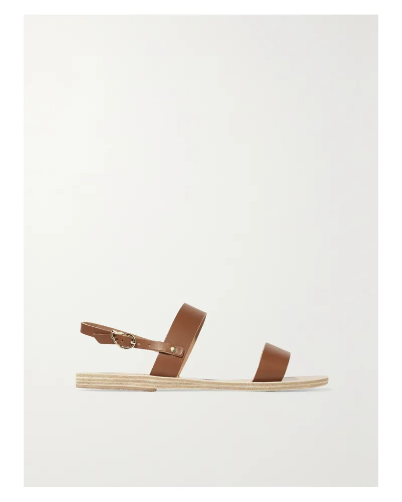 Ancient Greek Sandals Clio Sandalen Aus Leder - Braun Braun
