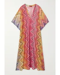 Missoni Mare Kaftan aus Häkelstrick Mehrfarbig