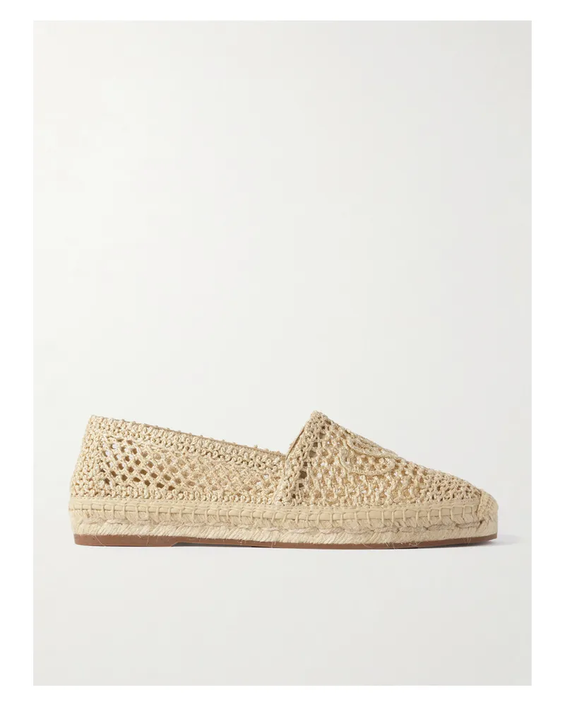 Chloé Isla Espadrilles Aus Häkelmaterial - Neutral Neutral