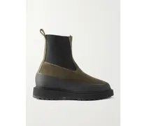 Diemme Dolomite Suede Chelsea Boots - Green