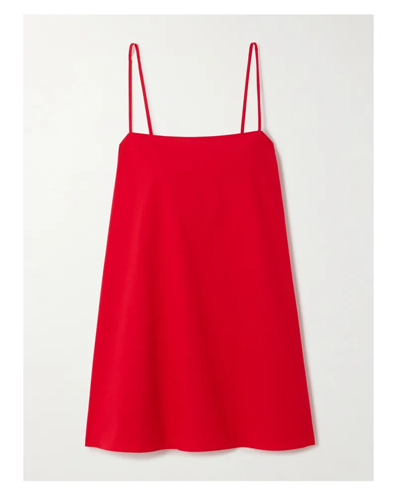 Matteau Cami Minikleid Aus Biobaumwollpopeline - Rot Rot