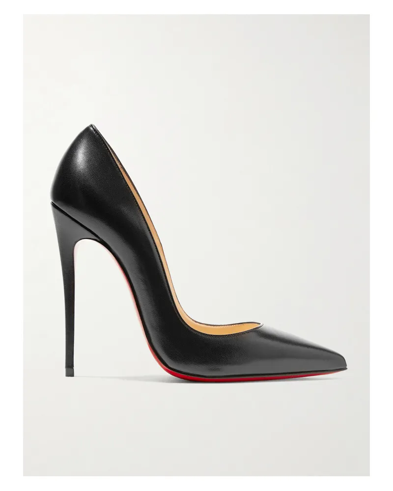 Christian Louboutin So Kate 120 Leather Pumps - Black Black