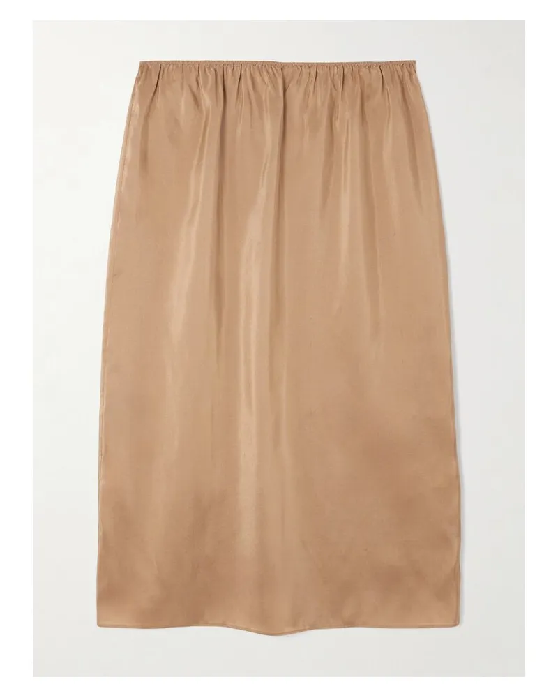 Carven Midirock Aus Seidensatin - Neutral Neutral