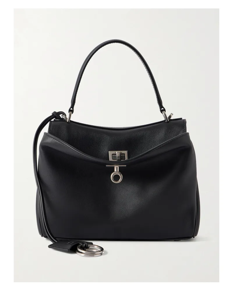 Balenciaga Rodeo Mini Leather Tote - Black Black