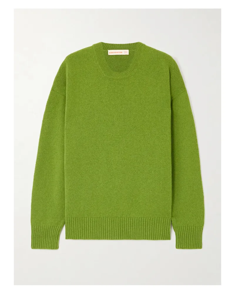&Daughter Innes Wool Sweater - Green Green